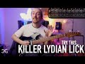 Try this KILLER Lydian Lick FREE TABS