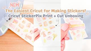 NEW!  The Best Cricut for Making Stickers! | Cricut StickerPix Print + Cut Unboxing & Setup