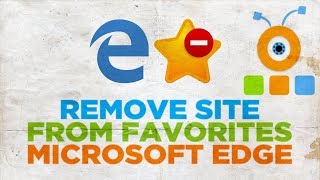 how to remove site from favorites in microsoft edge