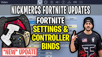NickMercs Fortnite Settings, Build Controls, Sensitivity, Gear and Setup Season 10 Updates