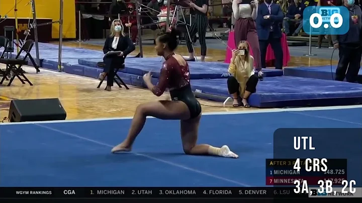 Mya Hooten NCAA Perfect Floor Exercise | Minnesota...