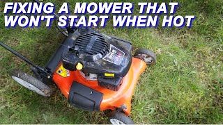 Fixing An Ariens Mower That Won't Start When Hot