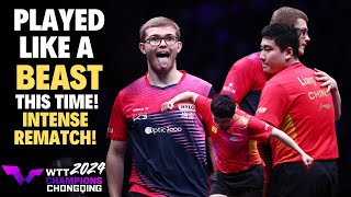 Alexis Lebrun vs Liang Jingkun | Played head to head on! | WTT Champions Chongqing 2024 PPTV Review