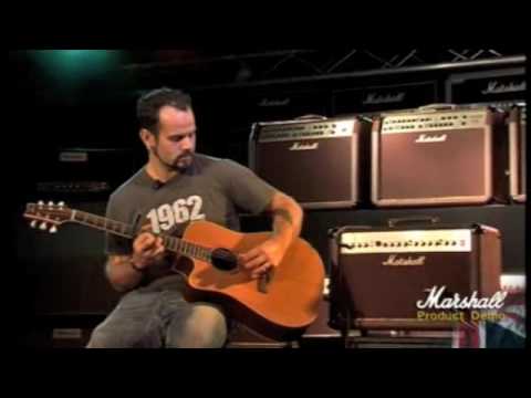 Marshall AS50D Acoustic Amplifier Demo - PMT