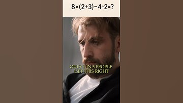 Only 1 in 5 Get This Math Question Right! Can You? | Quick Math Quiz