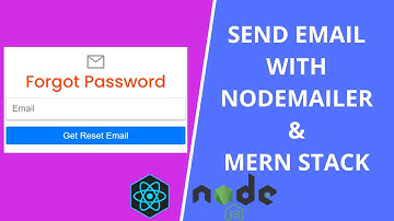 Send Email With React & NodeMailer - MERN Stack Email Tutorial