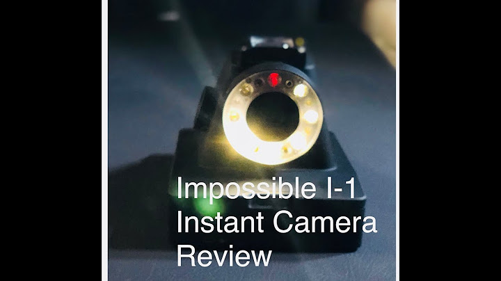 I 1 analog instant camera review năm 2024