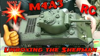 Unboxing The 1/16 M4A3 Sherman Heng Long