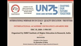 IMRF - UN75 - Program
