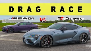 2022 BMW M240i XDrive vs Toyota Supra GR 3.0, everyone is winner. Drag and Roll Race.