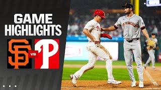 Giants vs. Phillies Game Highlights (5/4/24) | MLB Highlights