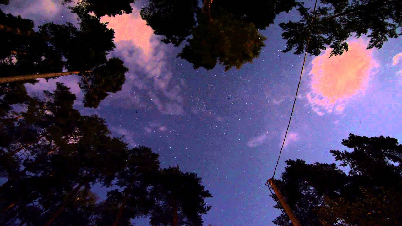 Timelapse Latvia summer nigh