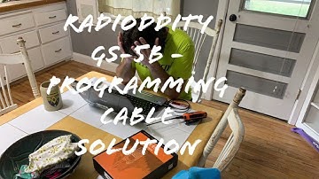 Radioddity GS-5B - Programming Cable Problem and Solution - Driver Update Backdate