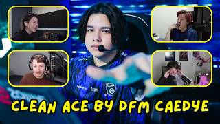 Streamers React to DFM Caedye GOT An ACE SMOOTHLY | VCT PACIFIC 2026