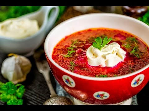 Video: Cách Nấu Borsch Kiev Với Táo Và đậu