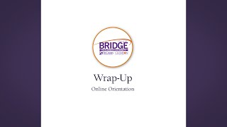 Bridge to Clemson Module 9 - Wrap Up