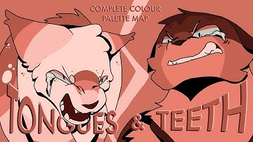 Tongues & Teeth | COMPLETE OC Colour Palette MAP