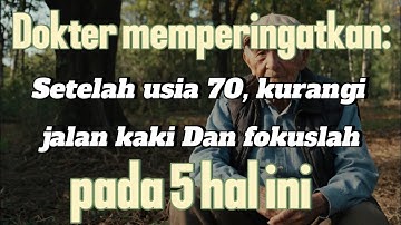 “Dokter Peringatkan: Jalan Kaki Saja Tidak Cukup di Usia 70+”