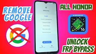 تجاوز حماية إعادة ضبط المصنع (FRP) على هواتف هونر، فتح حساب جوجل، نظام أندرويد 16-15 screenshot 1