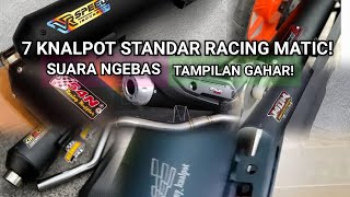 7 Knalpot Standar Racing Matic! Suara Gahar, Tampilan Makin Keren!