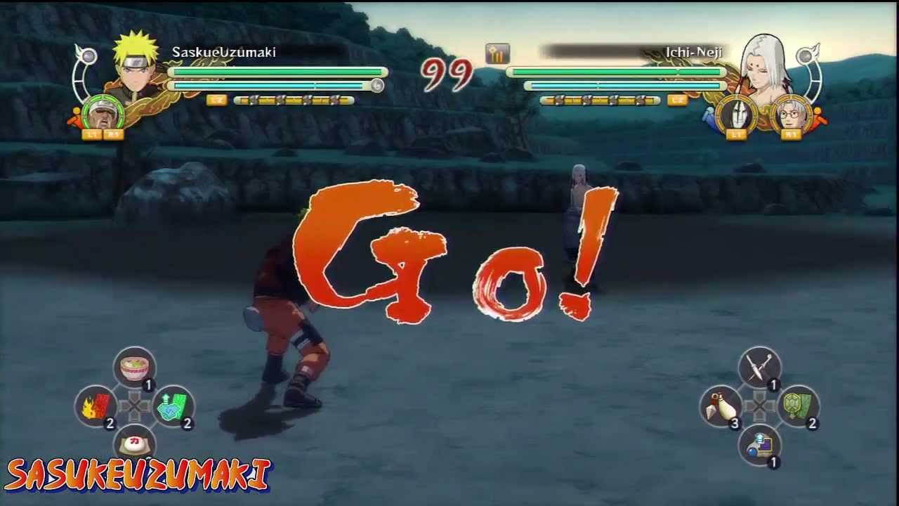 Naruto Shippuden Ultimate Ninja Storm 3 - First Match Versus Ichi-Neji (HD)