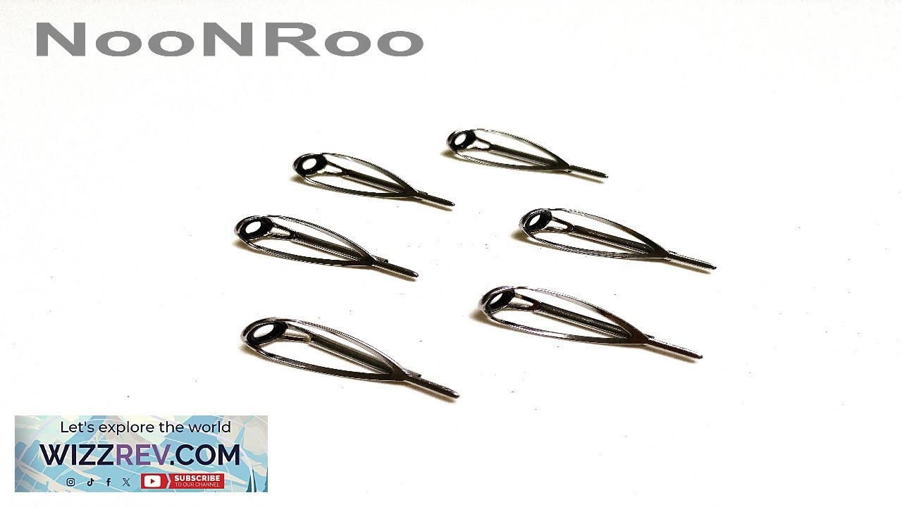 3PCS Fishing Rod MN Tip Top #6 /#8 Guide For Spinning Review