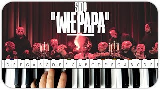 Sido - Wie Papa Instrumental Beat + Piano Tutorial MIDI