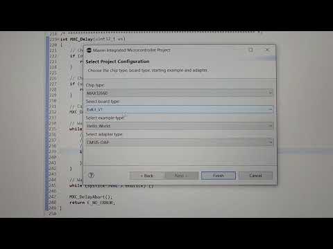 MAX32660-EVSYS MCU Eval & Maxim Eclipse IDE Quick Start