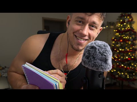 ASMR Drawing You while being secretly in love with you | Male Personal Attention