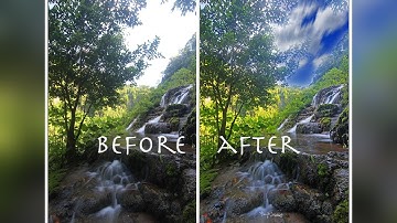 How To Makes HDR Effect and Adding Sky In Photo | Photoshop Tutorial