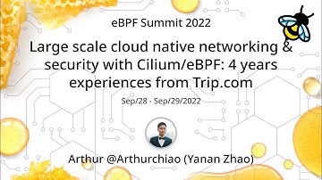 Large scale cloud native networking & security with Cilium/eBPF: 4 years experiences from Trip.com