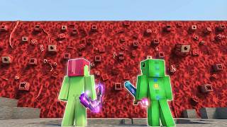 2 GORDOS TRYHARDS vs Todos los JEFES de TERRARIA en Minecraft