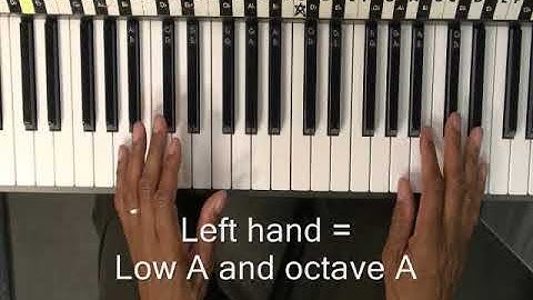 How To Play An A MAJOR Chord On Piano Lesson Root Position KoolPiano 🎹