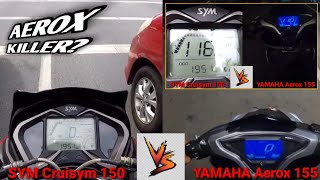 SYM Cruisym 150 vs YAMAHA Aerox 155 | No to BRAND WAR |