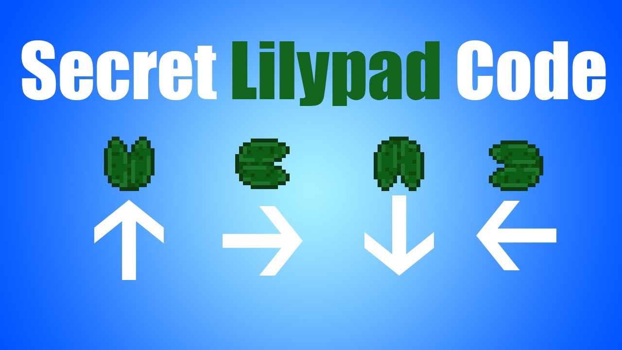 Minecraft - Secret Lilypad Code - YouTube