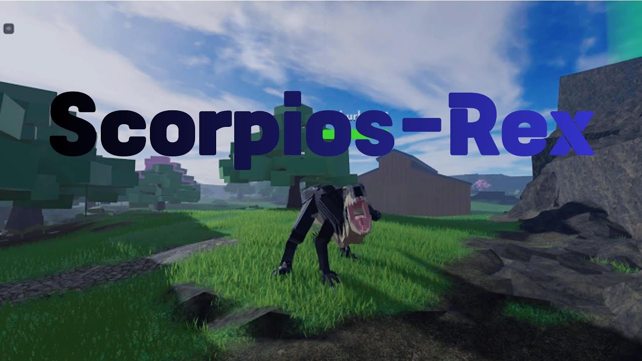 Jogando de Scorpios-rex! | ROBLOX Jurassic Blocky