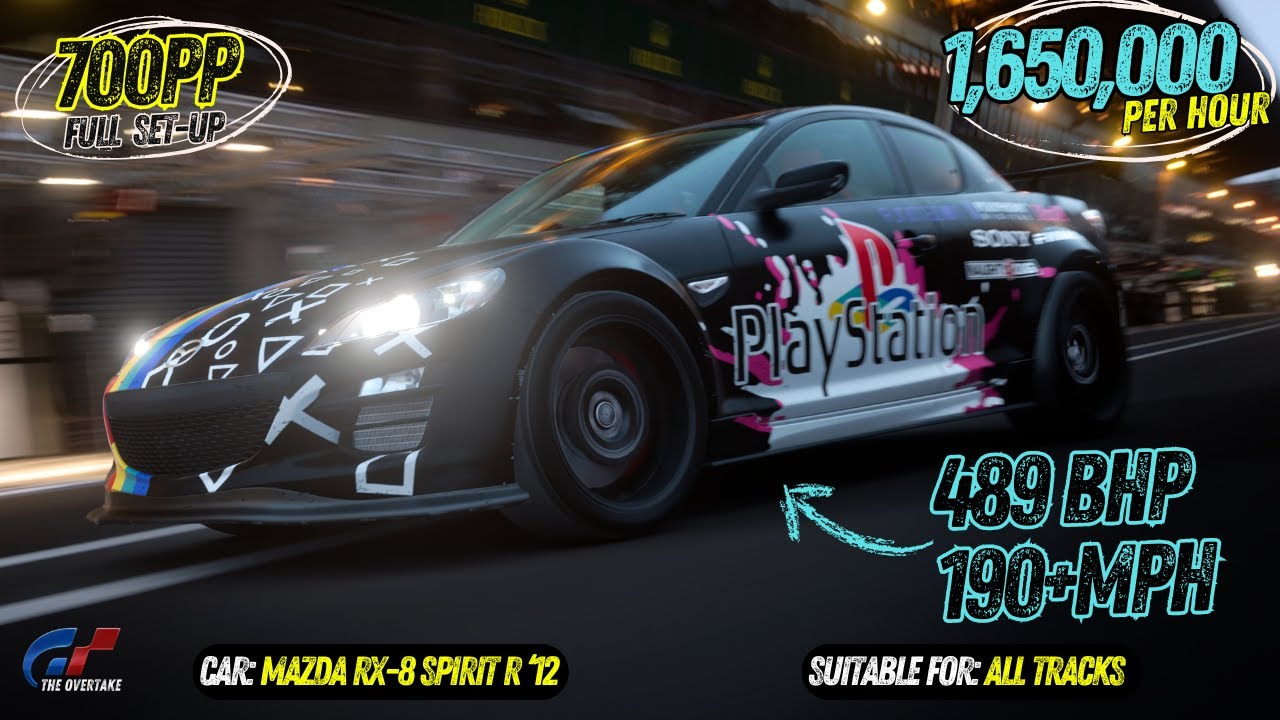 GT7’s Best RX-8 Money Grind Build? 🔥 700PP Spirit R With Insane Performance!