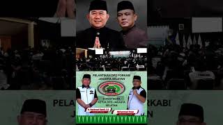 Ratusan Massa Yel - Yel Forkabi Jenderal Betawi Di Jakarta Selatan