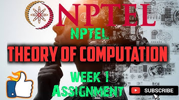 theory of computation || WEEK-1 Quiz assignment Answers 1 2024 || NPTEL