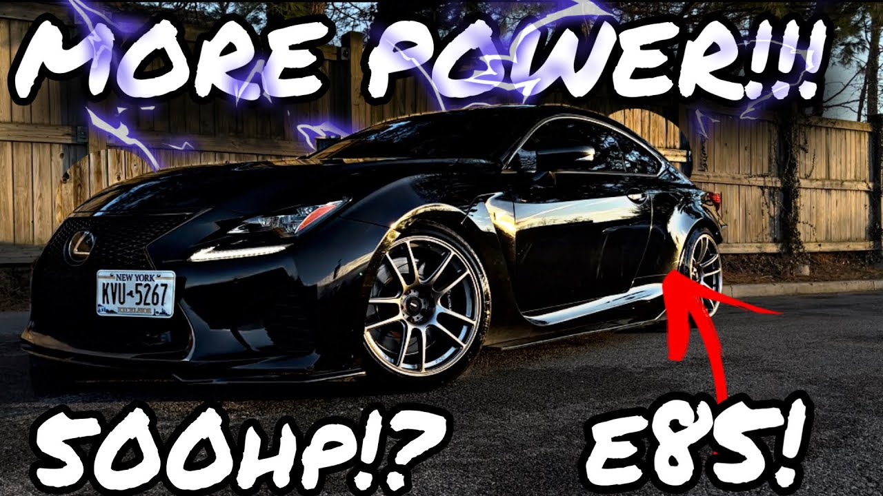 i-put-e85-in-my-lexus-rcf-and-it-became-wayyy-faster-youtube
