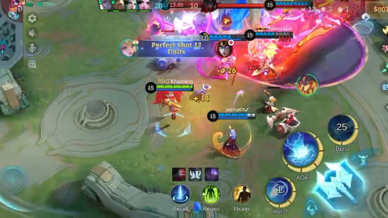   LAYLA 12/3/2 RANK PUSH MYTHIC HONOR LOBBY MLBB GAMEPLAY 