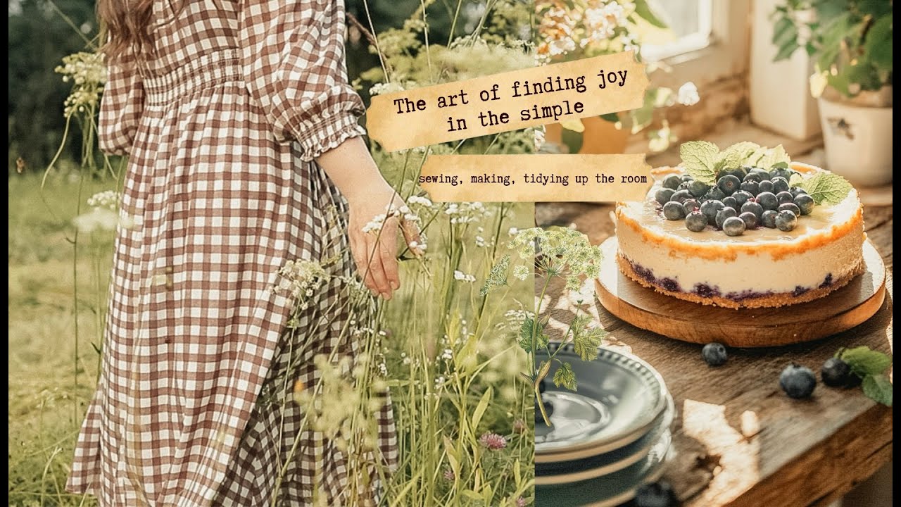 Искусство находить радость в простых вещах. Неспешная жизнь в деревне/шитьё/мастерство/уборка комнат
