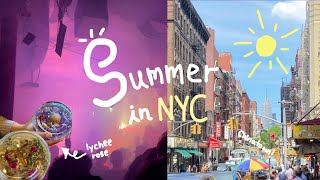 summer in nyc vlog: nights out in the city, food tour in koreatown, chinatown, \& more!!
