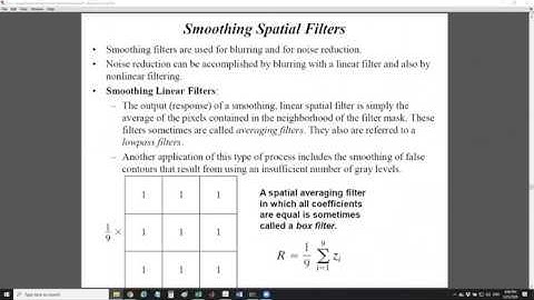 Medical Digital Image Processing Online Course: Lecture 3