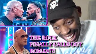 THE ROCK RETURNS AND CALLS OUT HIS COUSIN ROMAN REIGNS REACTION!!!
