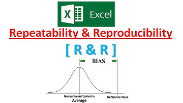 MAKE GAUGE R&R IN EXCEL / REPEATABILITY & REPRODUCIBLE FORMULA  & STUDY