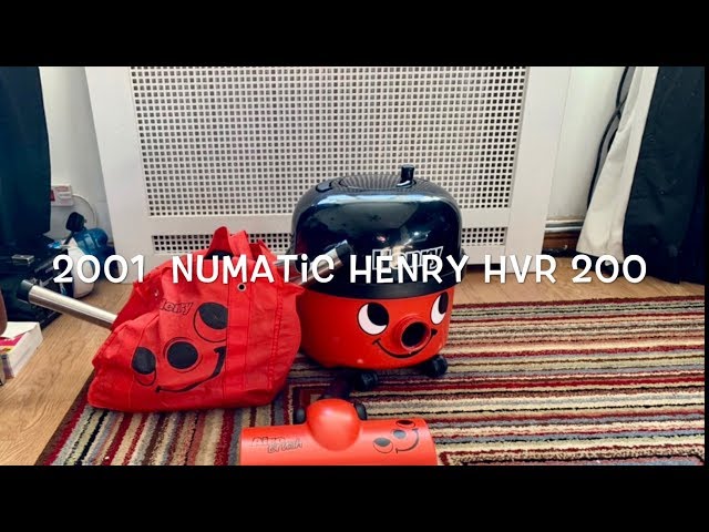 2001 Numatic Henry HVR 200 Dirt Pickup Demo with Standard floor tool And Airobrush