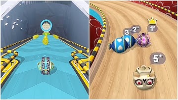 Going Balls Super Bonus Level vs Epic Race Gameplay Android, iOS #8