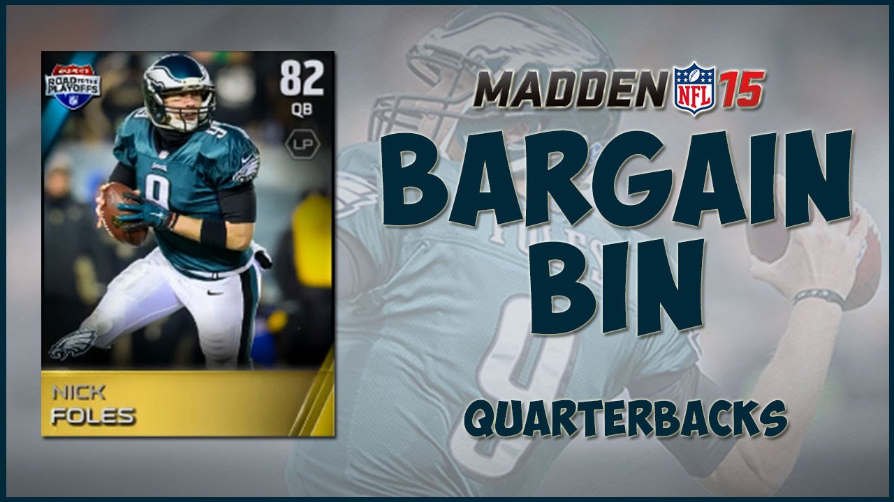 Madden 15 Ultimate Team MUT Bargain Bin The Best Budget QB's YouTube