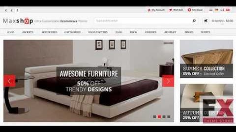 Preview Maxshop - Responsive Magento Theme Magento - Shopping